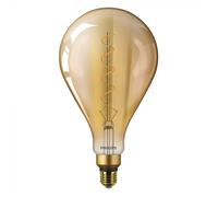 Philips Vintage Lampadina LED E27 Filamento Pera Oro 5W 300lm 820 Extra Bianc...