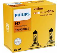 Philips Vision 2x H7 Alogena 12V 55W +30% Luce Maggiore Lampadina