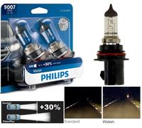 Philips Vision 30% 9007 HB5 65/55W Due Lampadine Testa Luce Ricambio Basso Beam