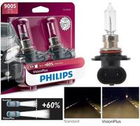 Philips Visione Forti 60% 9005 65W Due Lampadine Faro Alto Beam Upgrade Stock OE