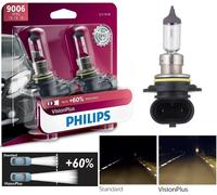 2x Philips 9006 HB4 Upgrade Visione Forti di Più Luminoso Alogena Luce Bulb Beam