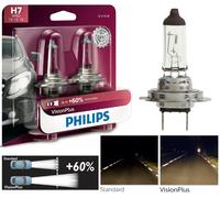 Philips Visione Forti 60% H7 55W Due Lampadine Luce DRL Diurna Corsa Per Orig.