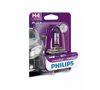Philips Visionplus H1 H4 H7 Alogena Fino 60% più Luminosa 55W 12V Auto-Lampadine