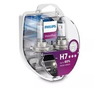Philips Visionplus H1 H4 H7 Alogena Fino 60% più Luminosa 55W 12V Auto-Lampadine