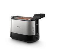 Philips Viva Collection Tostapane HD2639/90, 730W, 2 pinze, 7 livelli di