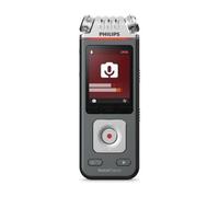 Philips Voice Tracer DVT7110/00 dittafono Flash card Antracite, Cromo