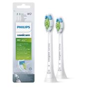 Philips Sonicare HX6062/10 Pack da 2 Testine di Ricambio W2 Optimal White Standard per Spazzolino Elettrico Sonico, con RFID, Per Denti Bianchi, Bianco