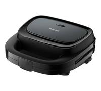 Philips Waffle Maker Series 3000 HD2332/90, 750 W, 240 V, non stick, nero