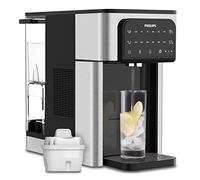 Philips Water Distributore di acqua a filtro caldo e freddo, capacità 2,8L, 6 preset di temperatura, touch screen, argento/nero, taglia unica, ADD5980/31
