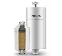 Philips Aqua Solutions Sistema filtrante doccia in linea con filtro contro cloro, impurità e calcare, Bianco