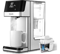 Philips Stazione d'acqua, dispenser per acqua calda filtrata, capacità 2,2 l, 6 impostazioni di temperatura, touch screen