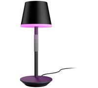 Philips White and Color Ambiance, lampada da tavolo portatile Hue Belle, compatibile Bluetooth, nera, funziona con Alexa, Google Assistant e Apple Homekit - Nouvo