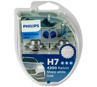 Philips WhiteVision Ultra H1 H4 H7 W5W Lampadine Alogene 55W 12V