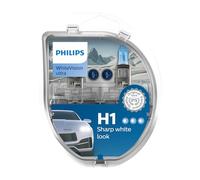 Lampada alogena PHILIPS H1 WhiteVision Ultra 12V/55W, 2 pezzo