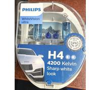 Philips WhiteVision ultra 12342WVUSM lampadina fari auto