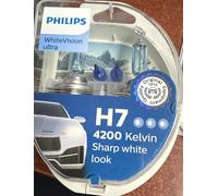 Lampada alogena PHILIPS H7 WhiteVision Ultra 12V/55W, 2 pezzo