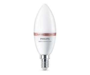 PHILIPS WIZ BOMBILLA LED VELA E14 4,9W FULL COLORS 470LM WIFI