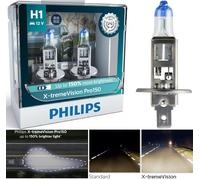 Philips x-Tremevision Pro150 H1 55W Due Lampadine Testa Luce Basso Beam Upgrade