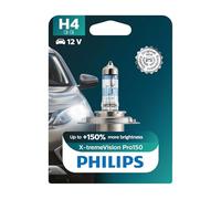 Lampada alogena PHILIPS H4 X-tremeVision Pro150 12V, 60/55W, 1 Pezzo