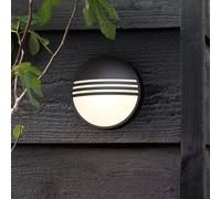 Philips - Yarrow Wall Lantern Black 1x6W 230V