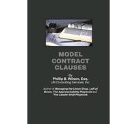 Phillip B Wilson Model Contract Clauses (Tascabile)