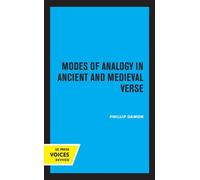 Phillip Damon Modes of Analogy in Ancient and Medieval Verse (Copertina rigida)