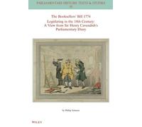 Phillip Johnson The Booksellers' Bill 1774 Legislating in the 18th C (Tascabile)