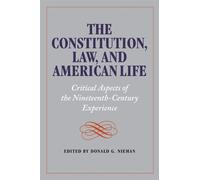 Phillip Shaw Paludan The Constitution, Law, and American Life (Tascabile)