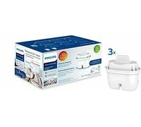 Phillips - AWP211, Filtro dell'acqua Micro X Clean, cartucce per filtrazione dell'acqua, compatibile con brocche Philips e principali marche, cartuccia ovale, confezione 2+1