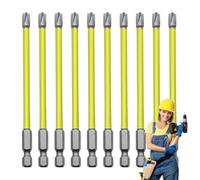 Phillips Cavivitore BITS - Kit driver per trapano magnetico da 10 pc | Punta di utensile per alimentazione multi-size di precisione, set di bit di sicurezza durevoli per cacciaviti elettrici, trapano