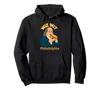 Philly Cheesesteak Wiz Wit Benjamin Franklin Filadelfia Felpa con Cappuccio