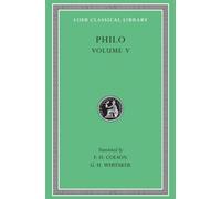 Philo Philo, Volume V (Copertina rigida) Loeb Classical Library