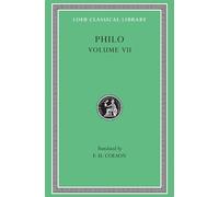 Philo Philo, Volume VII (Copertina rigida) Loeb Classical Library