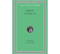 Philo Philo, Volume VII (Copertina rigida) Loeb Classical Library