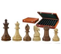 Philos 2255 - Scacchi, Serie Carlo Il Grande, Altezza del re: 95 mm, Extra Piombo, con Scatola a Scomparti