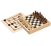 Philos 3094 - Combinazione mulino a scacchi, mini gioco da viaggio, gioco compatto