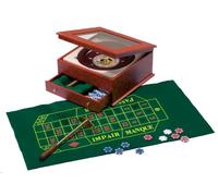 Set Di Roulette - Cassetta In Legno - Design In Radica