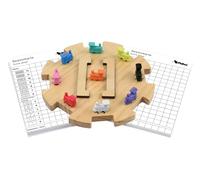 Philos GmbH & Co. KG Set Espansione Domino Mexican Train con Stazione in Legno e Treni