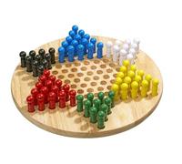 Philos Large 38cm Chinese Checkers with Wooden pegs