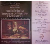 PHILOSOPHICAL THINKERS OF WESTERN CIVILIZATION / Audio CD Collection Of 4 CD's (INTELIQUEST LEARNING SYSTEMS, Mastery Library)