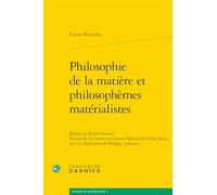 Philosophie De La Matiere Et Philosophemes Materialistes