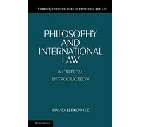 David Lefkowitz Philosophy and International Law (Tascabile)