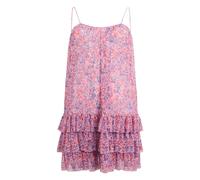 Philosophy di Lorenzo Serafini - Corto Vestito Floreale con Volant - - Dresses - Donna - Viola - 2XS