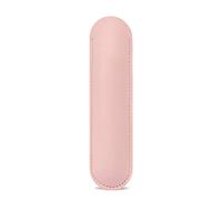 PHILSP Splendido portapenne vintage in pelle PU con tasca per penna stilografica, regalo per uomini d'affari, donne e uomini, da viaggio, rosa