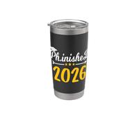 Phinally Done 2026 Dottorato PhD Divertente PhD Laurea 2026 Bicchiere termico in acciaio inox doppia parete