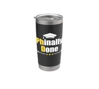 Phinally Done Funny PhD Dottorato di ricerca Laurea 2027 Bicchiere termico in acciaio inox doppia parete