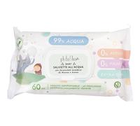 Phitofilos Baby Salviette All'Acqua Con Manna E Avena 60 pezzi - Salviette