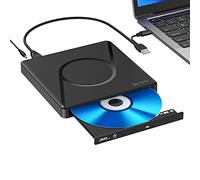 PHIXERO Masterizzatore DVD 3D Blu-ray portatile, USB 3.0 con unità Blu-ray Ultra HD 4K e cavo USB per Mac OS, Windows XP/7/8/10, Linux, Vista, PC portatile