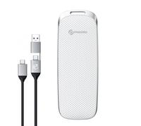 PHIXERO P10PRO Esterno NVMe SSD 2TB, Fino a 1050MB/s, USB 3.2 Gen2, con Cavo USB C 2 in 1, Portatile SSD Compatibile con iPhone 15+/Android/Windows/Mac, Bianco