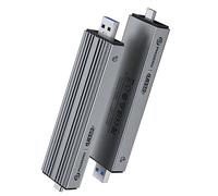 PHIXERO Realtek RTL9210B - Alloggiamento SSD M.2 NVMe/SATA, doppio protocollo, 10 Gbps, senza attrezzi, in alluminio, supporta NVMe PCIe e SATA NGFF, per SSD 2230/2242/2260/2280